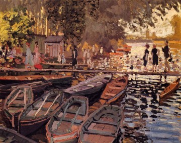 Bañistas en La Grenouillere Claude Monet Pinturas al óleo
